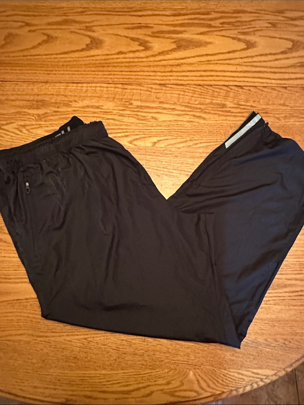 Russ Men's Black Jogger Sweatpants with Reflective Trim
